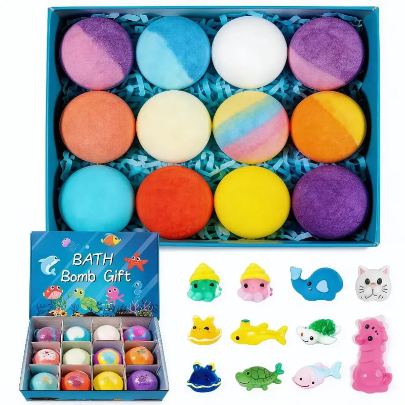 🔥Limited Time 49% Off✨ - 🛁2026 Natural Bath Bombs for Kids with Mega Bubbles & Surprise Inside 🥚