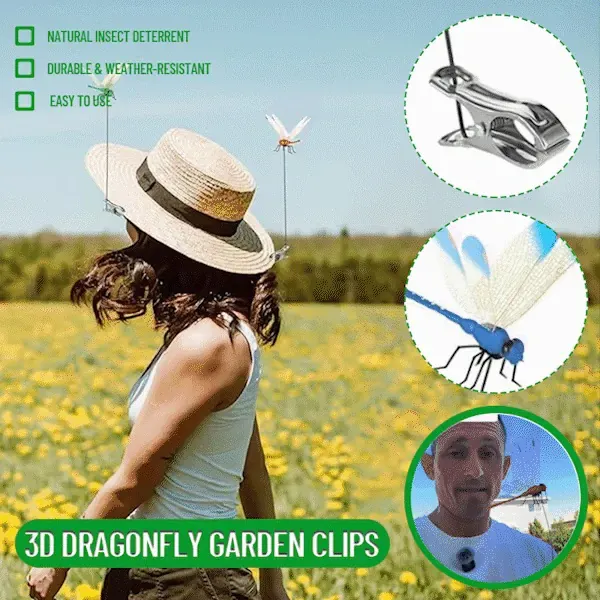2026 Summer Hot Sale 49% OFF🔥Dragonfly Clip Bug Repe Llent